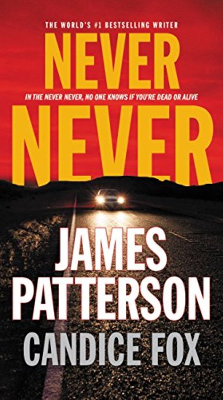 Book cover for "Never Never" by James Patterson