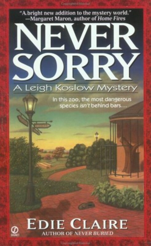 Book cover for "Never Sorry" by Edie Claire