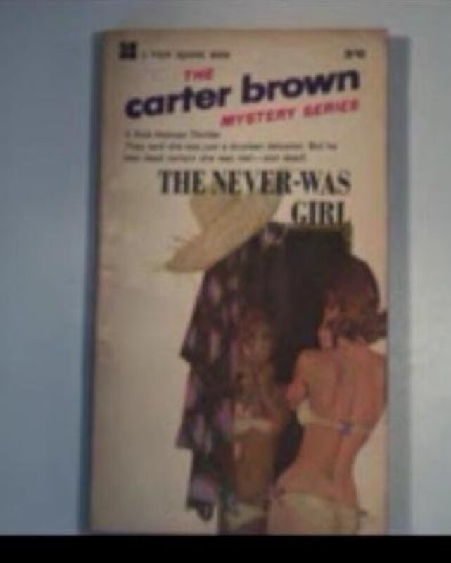 Book cover for "Never Was Girl" by Carter Brown