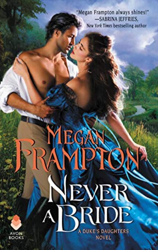Book cover for "Never a Bride" by Megan Frampton
