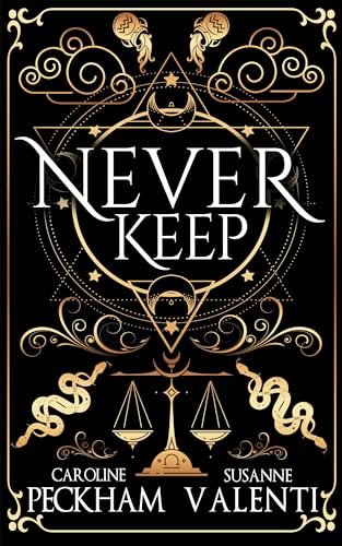 Book cover for "Never Keep" by Caroline Peckham