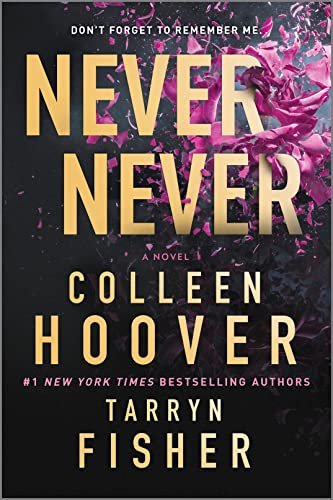 Book cover for "Never Never" by Colleen Hoover