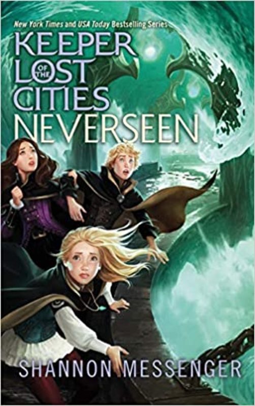 Book cover for "Neverseen" by Shannon Messenger