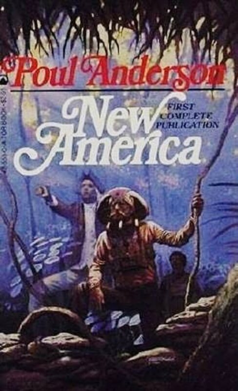 Book cover for "New America" by Poul Anderson