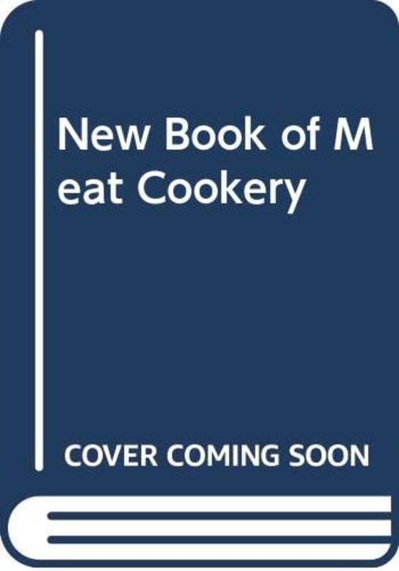 Book cover for "New Book of Meat Cookery" by Mary Berry