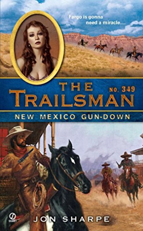 Book cover for "New Mexico Gun-Down" by Jon Sharpe