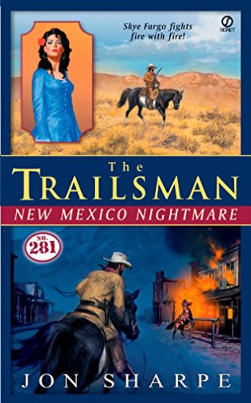 Book cover for "New Mexico Nightmare" by Jon Sharpe