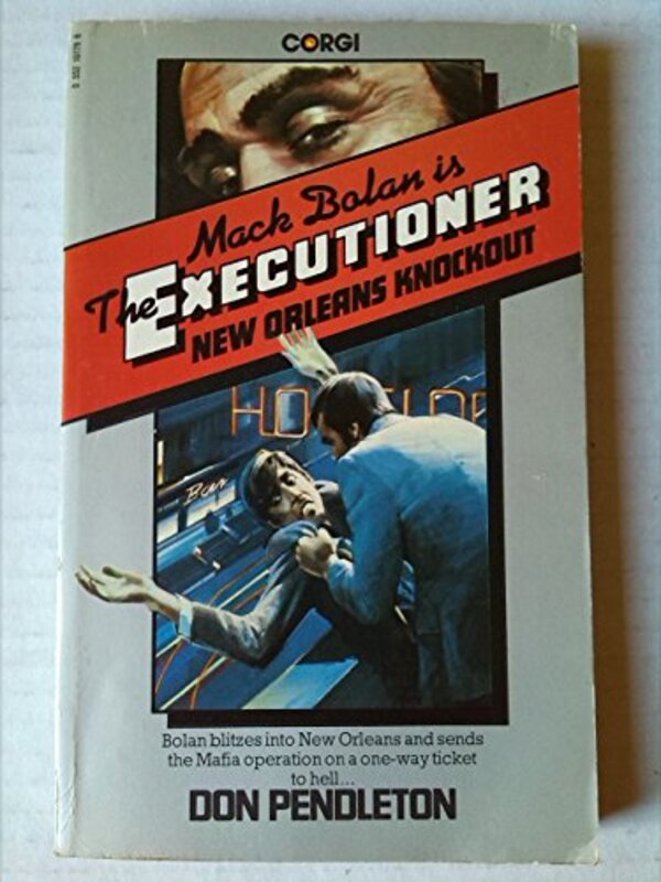 Book cover for "New Orleans Knockout" by Don Pendleton