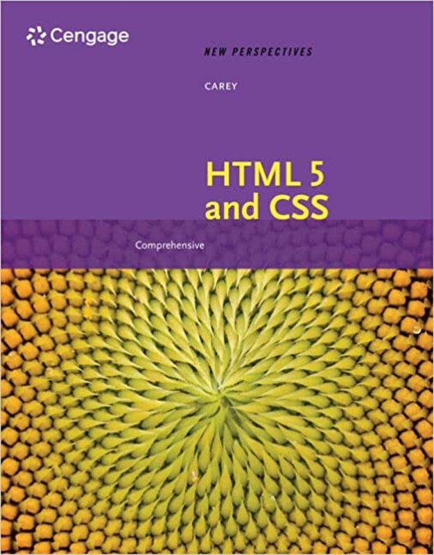 Book cover for "New Perspectives on HTML 5 and CSS" by Patrick M. Carey
