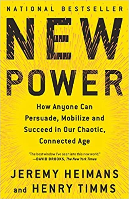 Book cover for "New Power" by Jeremy Heimans
