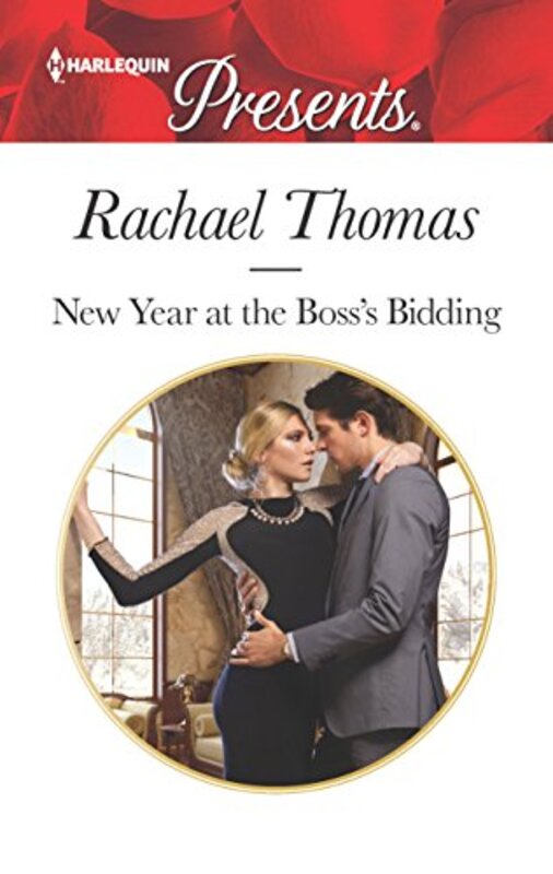 Book cover for "New Year at the Boss's Bidding" by Rachael Thomas