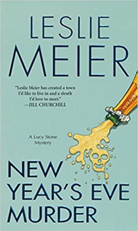 Book cover for "New Year's Eve Murder" by Leslie Meier