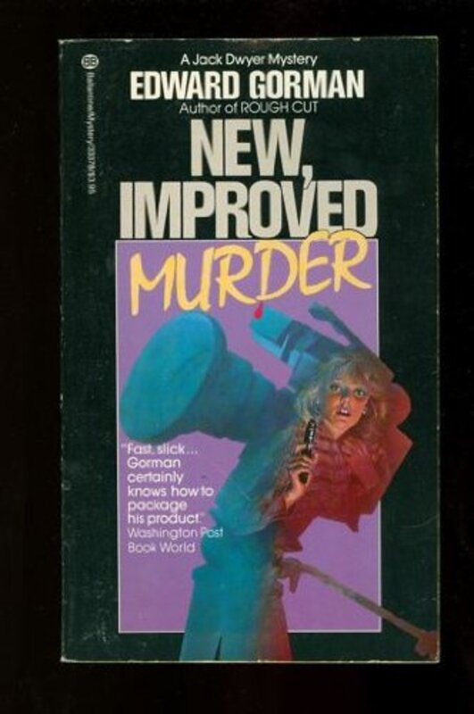 Book cover for "New, Improved Murder" by Edward Gorman
