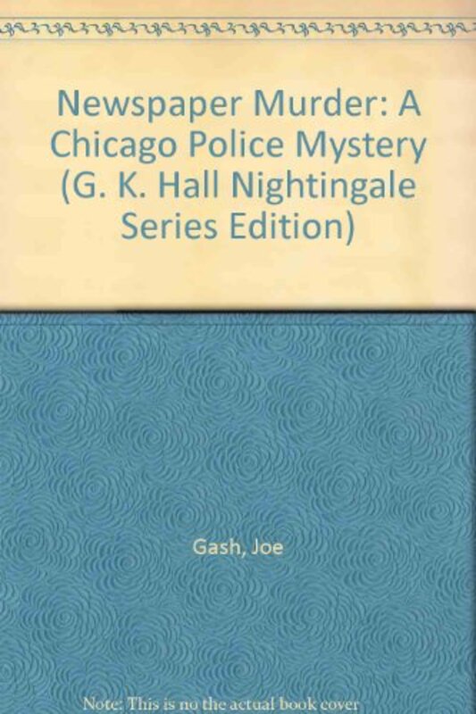 Book cover for "Newspaper Murder" by Bill Granger