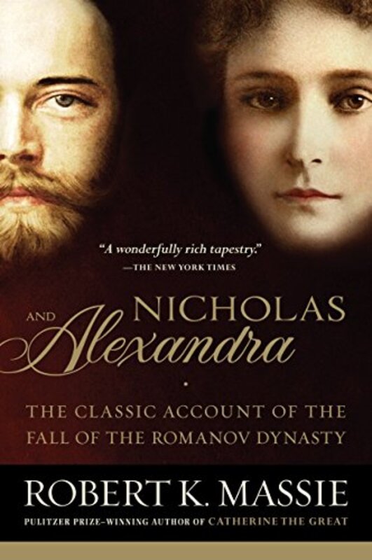 Book cover for "Nicholas and Alexandra" by Robert K Massie