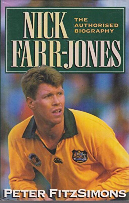 Book cover for "Nick Farr-Jones" by Peter FitzSimons