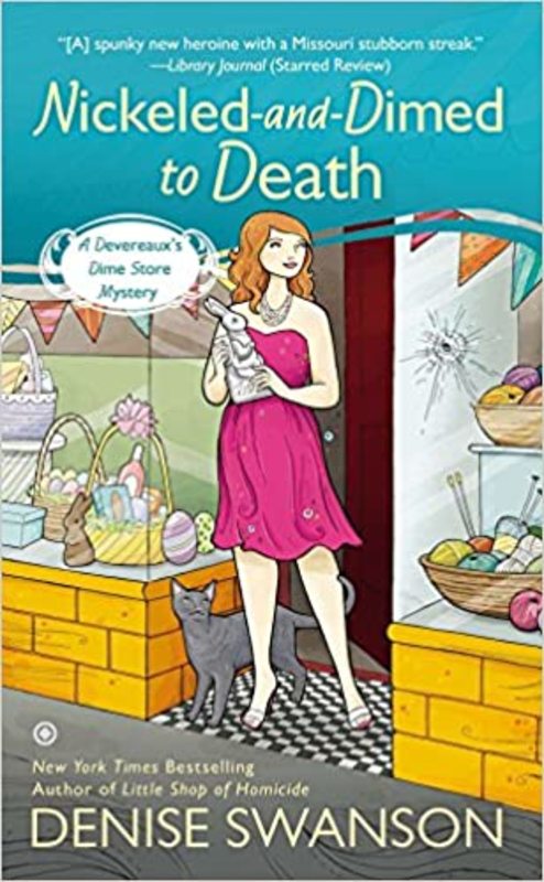 Book cover for "Nickeled-and-Dimed to Death" by Denise Swanson