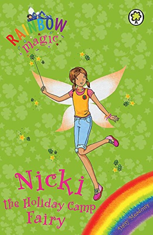 Book cover for "Nicki the Holiday Camp Fairy" by Daisy Meadows