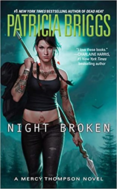 Book cover for "Night Broken" by Patricia Briggs