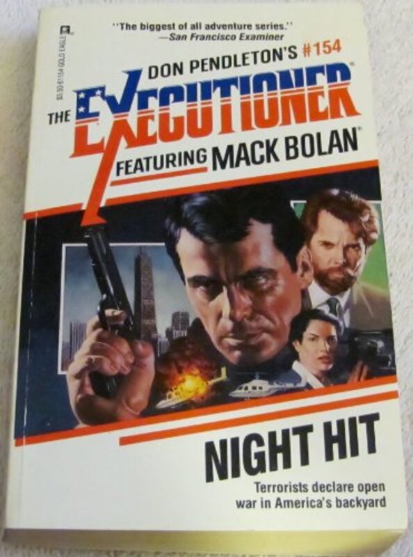 Book cover for "Night Hit" by Don Pendleton