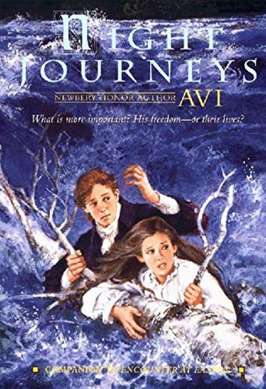 Book cover for "Night Journeys" by Avi