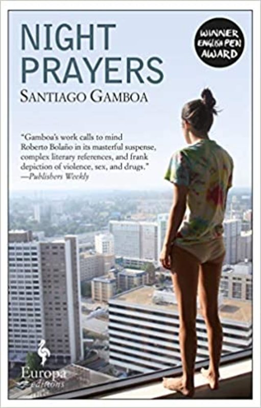 Book cover for "Night Prayers" by Santiago Gamboa