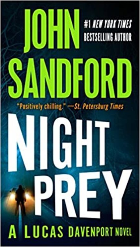 Book cover for "Night Prey" by John Sandford