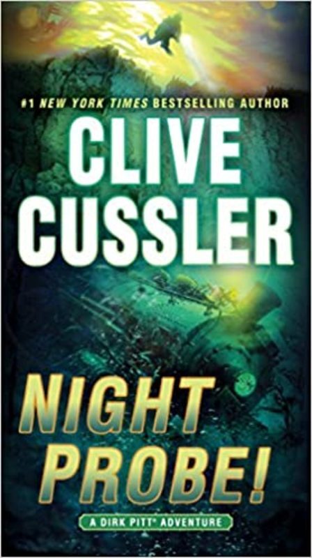Book cover for "Night Probe!" by Clive Cussler