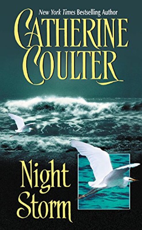 Book cover for "Night Storm" by Catherine Coulter