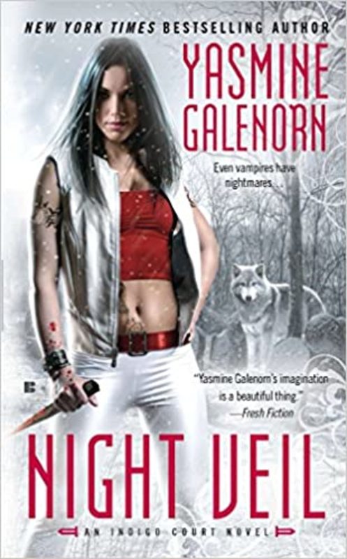 Book cover for "Night Veil" by Yasmine Galenorn