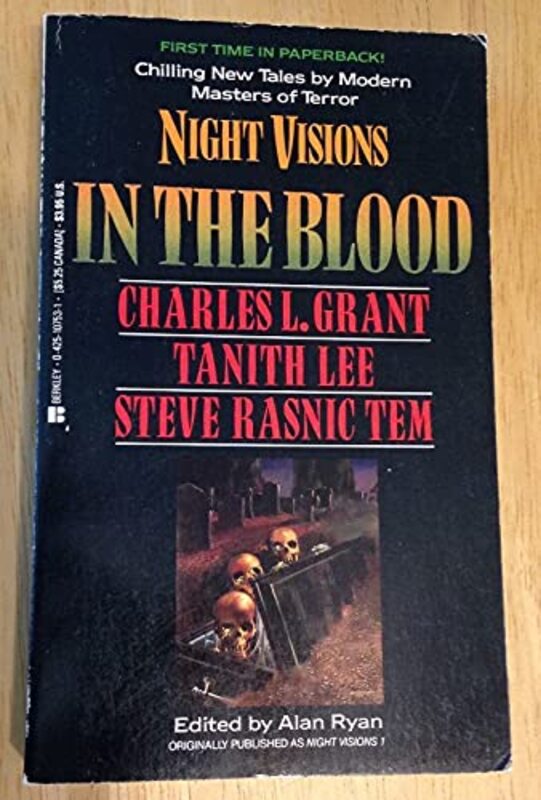 Book cover for "Night Visions: In the Blood" by Ramsey Campbell