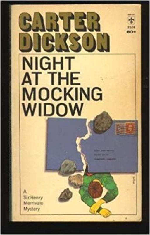 Book cover for "Night at the Mocking Widow" by John Dickson Carr