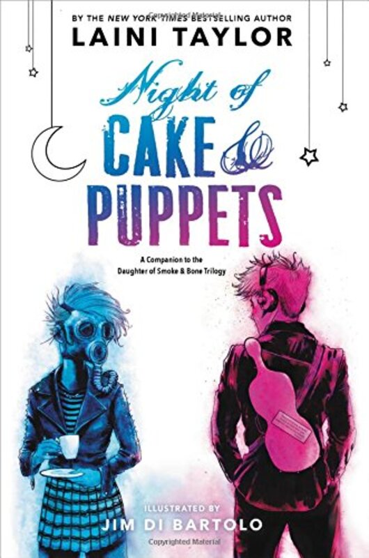Book cover for "Night of Cake & Puppets" by Laini Taylor
