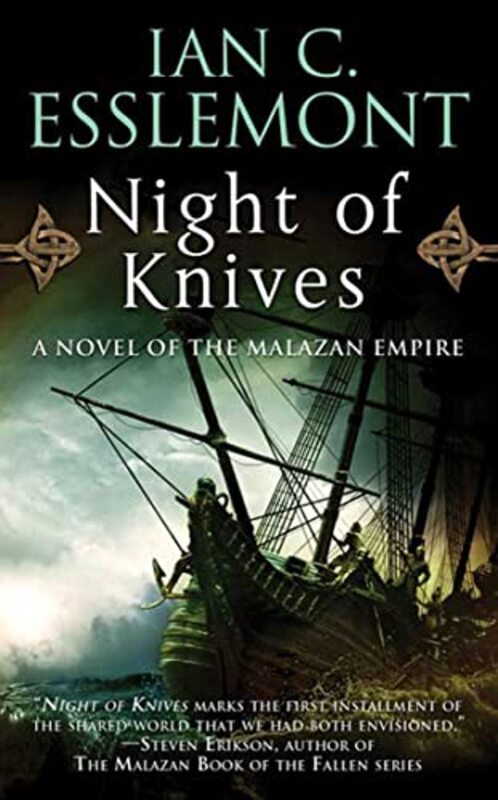 Book cover for "Night of Knives" by Ian C Esslemont