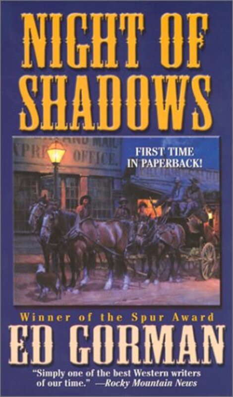 Book cover for "Night of Shadows" by Ed Gorman