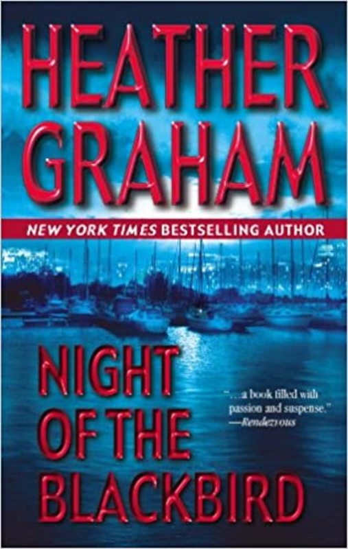Book cover for "Night of the Blackbird" by Heather Graham