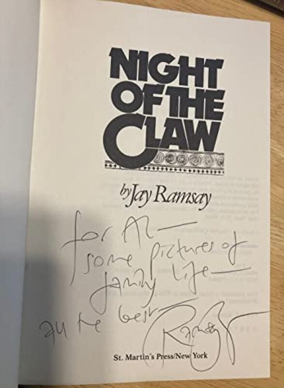 Book cover for "Night of the Claw" by Ramsey Campbell