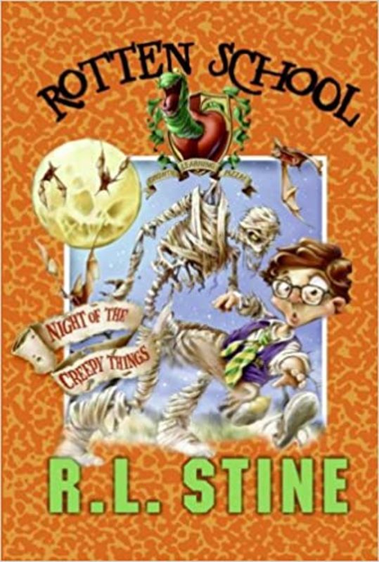 Book cover for "Night of the Creepy Things" by RL Stine