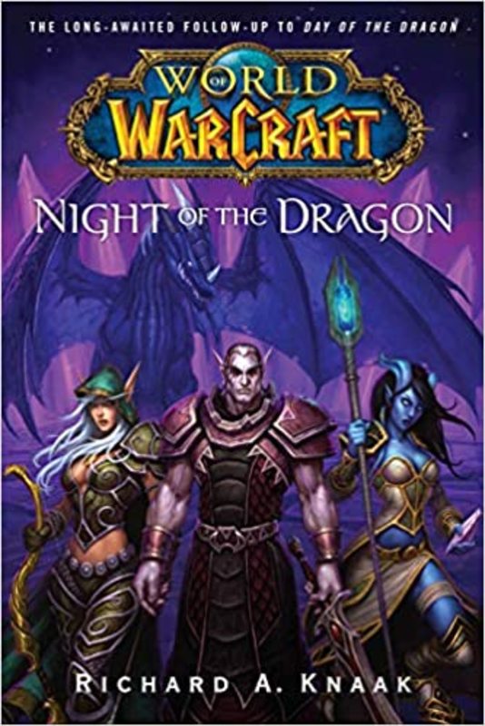 Book cover for "Night of the Dragon" by Richard A Knaak
