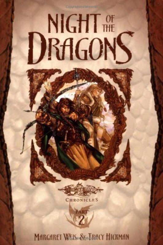 Book cover for "Night of the Dragons" by Margaret Weis