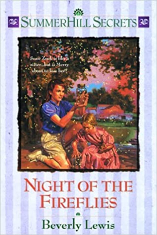 Book cover for "Night of the Fireflies" by Beverly Lewis