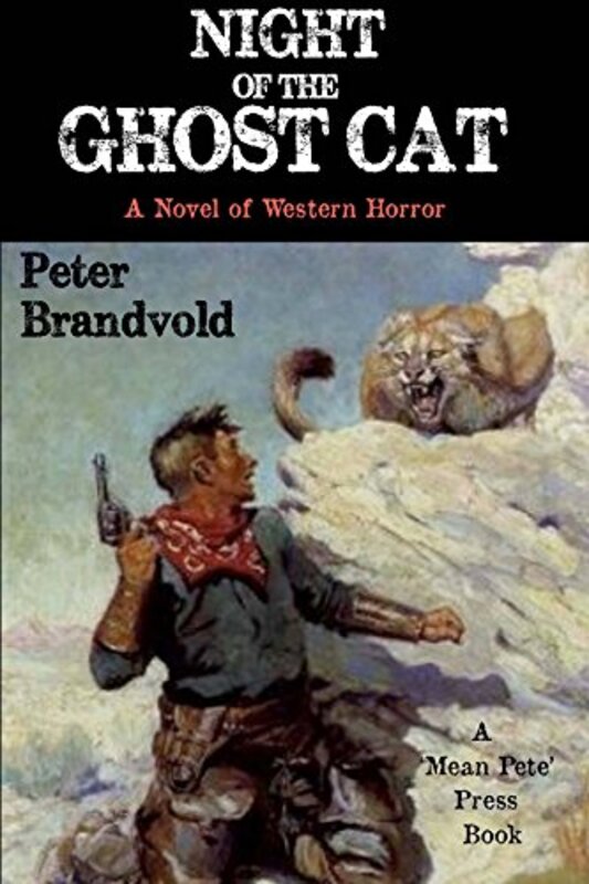 Book cover for "Night of the Ghost Cat" by Peter Brandvold