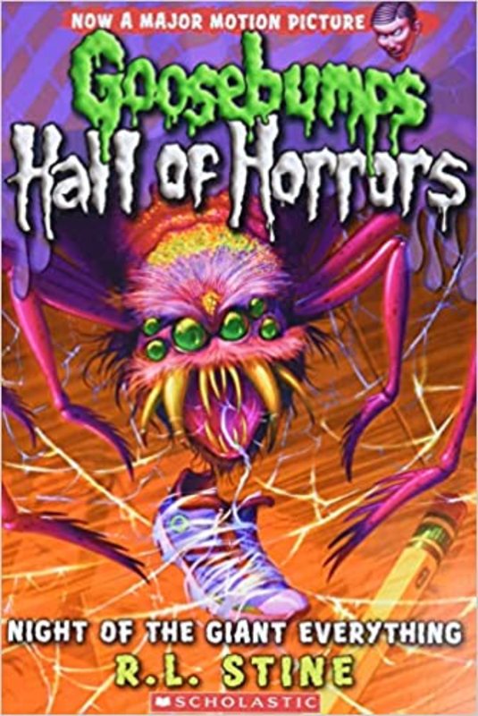 Book cover for "Night of the Giant Everything" by R.L. Stine
