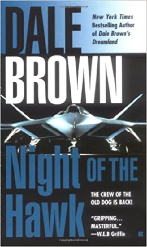 Book cover for "Night of the Hawk" by Dale Brown