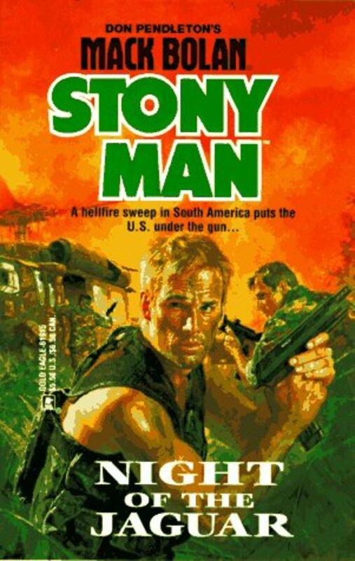Book cover for "Night of the Jaguar" by Don Pendleton