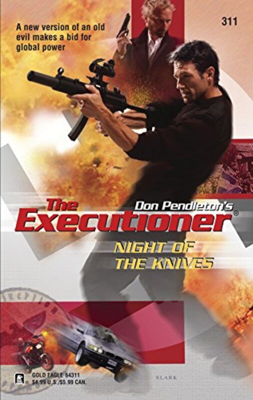 Book cover for "Night of the Knives" by Don Pendleton