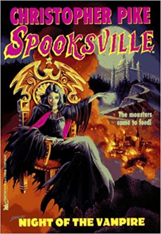 Book cover for "Night of the Vampire" by Christopher Pike