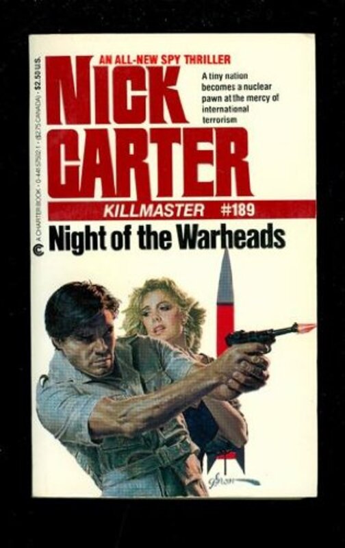 Book cover for "Night of the Warheads" by Nick Carter
