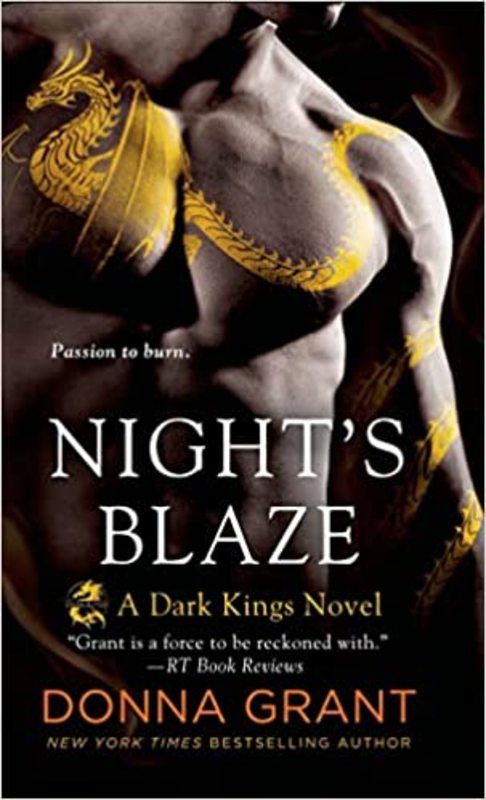 Book cover for "Night's Blaze" by Donna Grant