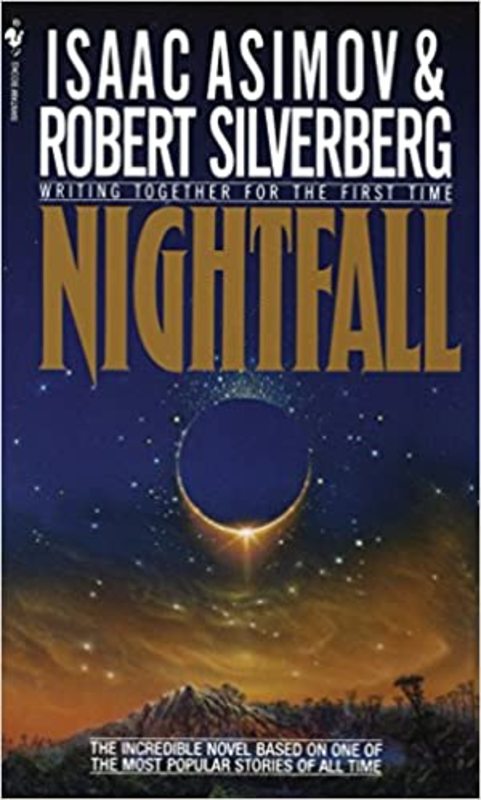 Book cover for "Nightfall" by Isaac Asimov